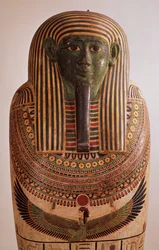 Couvercle extérieur du sarcophage de Psammétique I (664-610 av. J.-C.) Période Tardive